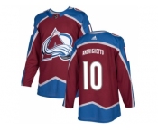 Youth Adidas Colorado Avalanche #10 Sven Andrighetto Burgundy Home Authentic Stitched NHL Jersey