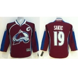 youth nhl jerseys colorado avalanche #19 sakic red[patch C]