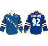 youth nhl jerseys colorado avalanche #92 landeskog lt.blue
