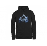 Colorado Avalanche Black Rinkside Pond Hockey Pullover Hoodie