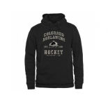 Men's Colorado Avalanche Black Camo Stack Pullover Hoodie