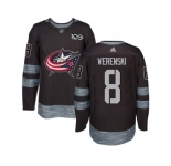 Men Adidas Columbus Blue Jackets #8 Zach Werenski Black 1917-2017 100th Anniversary Stitched NHL Jersey