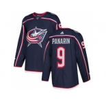 Men Adidas Columbus Blue Jackets #9 Artemi Panarin Navy Blue Home Authentic Stitched NHL Jersey