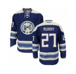 Men Reebok Columbus Blue Jackets #27 Ryan Murray Authentic Navy Blue Third NHL Jersey
