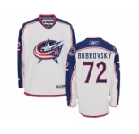 Men Reebok Columbus Blue Jackets #72 Sergei Bobrovsky Premier White Away NHL Jersey