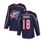 Men's Columbus Blue Jackets #18 Pierre-Luc Dubois Navy Blue Home Stitched Hockey Jersey