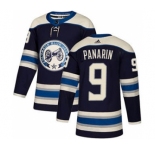 Men's Columbus Blue Jackets #9 Artemi Panarin Navy Alternate Stitched Hockey Jersey