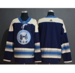 Men's Columbus Blue Jackets Blank Navy Hockey Jersey