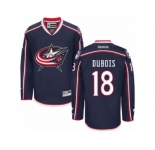 Men's Reebok Columbus Blue Jackets #18 Pierre-Luc Dubois Authentic Navy Blue Home NHL Jersey