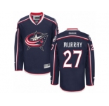 Men's Reebok Columbus Blue Jackets #27 Ryan Murray Authentic Navy Blue Home NHL Jersey