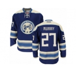 Men's Reebok Columbus Blue Jackets #27 Ryan Murray Authentic Navy Blue Third NHL Jersey