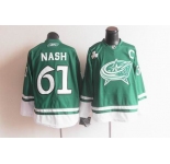 nhl jerseys columbus blue jackets #61 nash green