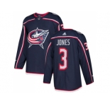 Youth Adidas Columbus Blue Jackets #3 Seth Jones Navy Blue Home Authentic Stitched NHL Jersey