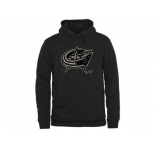 Men's Columbus Blue Jackets Black Rink Warrior Pullover Hoodie
