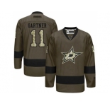 Dallas Stars #11 Mike Gartner Green Salute to Service Stitched NHL Jersey