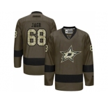 Dallas Stars #68 Jaromir Jagr Green Salute to Service Stitched NHL Jersey