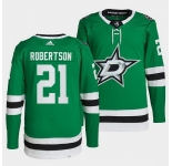Men Dallas Stars #21 Jason Robertson Green Stitched jersey