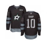 Men's Dallas Stars #10 Patrick Sharp Black 1917-2017 100th Anniversary Stitched NHL Jersey