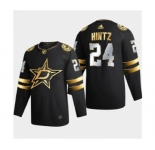 Men's Dallas Stars #24 Roope Hintz Black Golden Edition Limited Stitched Hockey Jersey