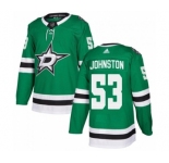 Men's Dallas Stars #53 Wyatt Johnston Black 2022-23 Reverse Retro Stitched Jersey