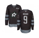 Men's Dallas Stars #9 Mike Modano Black 1917-2017 100th Anniversary Stitched NHL Jersey
