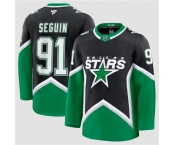 Men's Dallas Stars #91 Tyler Seguin Black 2025-26 Alternate Stitched Hockey Jersey