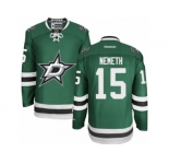 Men's Reebok Dallas Stars #15 Patrik Nemeth Authentic Green Home NHL Jersey