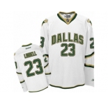 Men's Reebok Dallas Stars #23 Esa Lindell Authentic White Third NHL Jersey