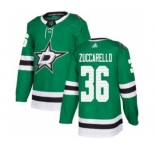 Men's Stars #36 Mats Zuccarello Green Salute to Service Stitched Hockey Jersey