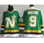 nhl dallas stars #9 modano green (ccm)