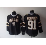 nhl minnesota north stars #91 righards black