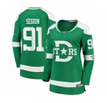 Women's Dallas Stars #91 Tyler Seguin Authentic Green 2020 Winter Classic Fanatics Branded Breakaway Hockey Jersey
