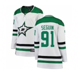 Women's Dallas Stars #91 Tyler Seguin Authentic White Away Fanatics Branded Breakaway Hockey Jersey