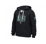 Dallas Stars Reebok Stitch Black Em Up Lace Hoodie