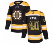 Adidas Boston Bruins #40 Tuukka Rask Authentic Black Drift Fashion NHL Jersey