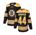 Adidas Boston Bruins #44 Steven Kampfer Premier Black Home NHL Jersey