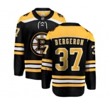 Boston Bruins #37 Patrice Bergeron Authentic Black Home Fanatics Branded Breakaway NHL Jersey