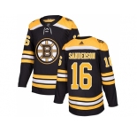 Men Adidas Boston Bruins #16 Derek Sanderson Black Home Authentic Stitched NHL Jersey