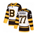 Men's Adidas Boston Bruins #77 Ray Bourque Authentic White 2019 Winter Classic NHL Jersey