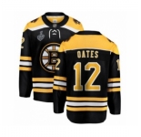 Men's Boston Bruins #12 Adam Oates Authentic Black Home Fanatics Branded Breakaway 2019 Stanley Cup Final Bound Hockey Jersey