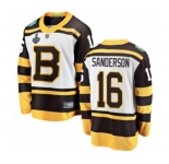 Men's Boston Bruins #16 Derek Sanderson White Winter Classic Fanatics Branded Breakaway 2019 Stanley Cup Final Bound Hockey Jersey