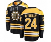 Men's Boston Bruins #24 Terry O'Reilly Authentic Black Home Fanatics Branded Breakaway 2019 Stanley Cup Final Bound Hockey Jersey