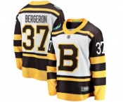 Men's Boston Bruins #37 Patrice Bergeron White 2019 Winter Classic Fanatics Branded Breakaway NHL Jersey