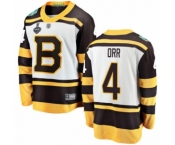 Men's Boston Bruins #4 Bobby Orr White Winter Classic Fanatics Branded Breakaway 2019 Stanley Cup Final Bound Hockey Jersey