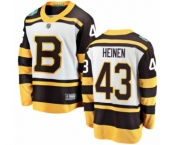 Men's Boston Bruins #43 Danton Heinen White 2019 Winter Classic Fanatics Branded Breakaway NHL Jersey