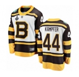Men's Boston Bruins #44 Steven Kampfer White Winter Classic Fanatics Branded Breakaway 2019 Stanley Cup Final Bound Hockey Jersey