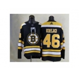 Men's Boston Bruins #46 David Krejci Black 2017-2018 adidas Hockey Stitched NHL Jersey