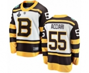 Men's Boston Bruins #55 Noel Acciari White Winter Classic Fanatics Branded Breakaway 2019 Stanley Cup Final Bound Hockey Jersey