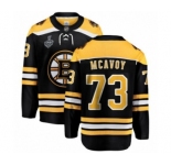 Men's Boston Bruins #73 Charlie McAvoy Authentic Black Home Fanatics Branded Breakaway 2019 Stanley Cup Final Bound Hockey Jersey