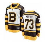 Men's Boston Bruins #73 Charlie McAvoy White 2019 Winter Classic Fanatics Branded Breakaway NHL Jersey